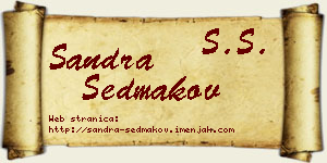 Sandra Sedmakov vizit kartica